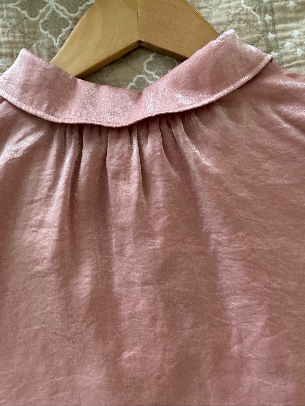 Beautiful dusty rose colored blouse  Pilcro ( anthropology) sz S - Picture 10 of 11